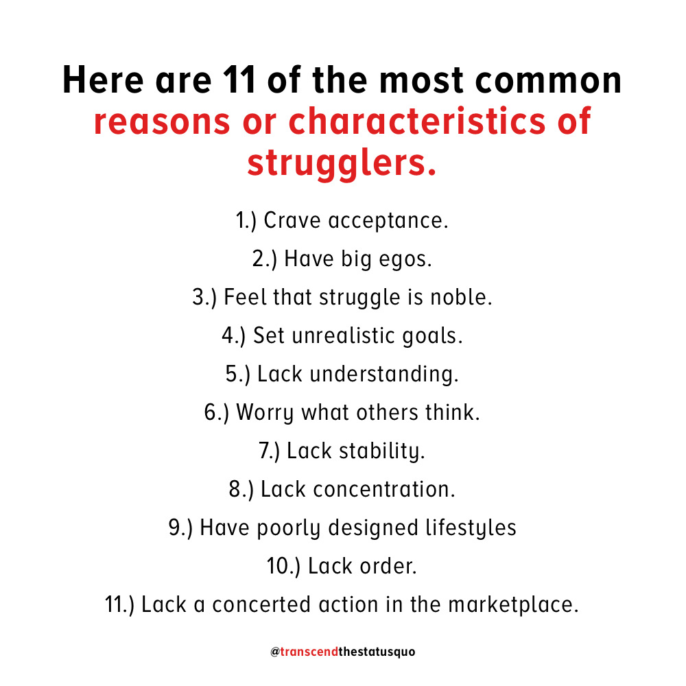Life Was Never Meant To Be A Struggle 11 Characteristics