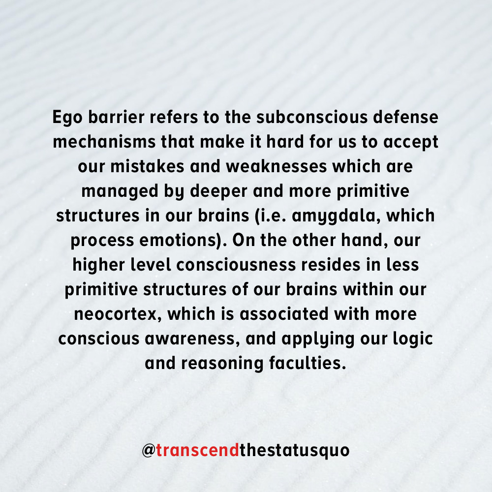 Principles.Ego Barriers