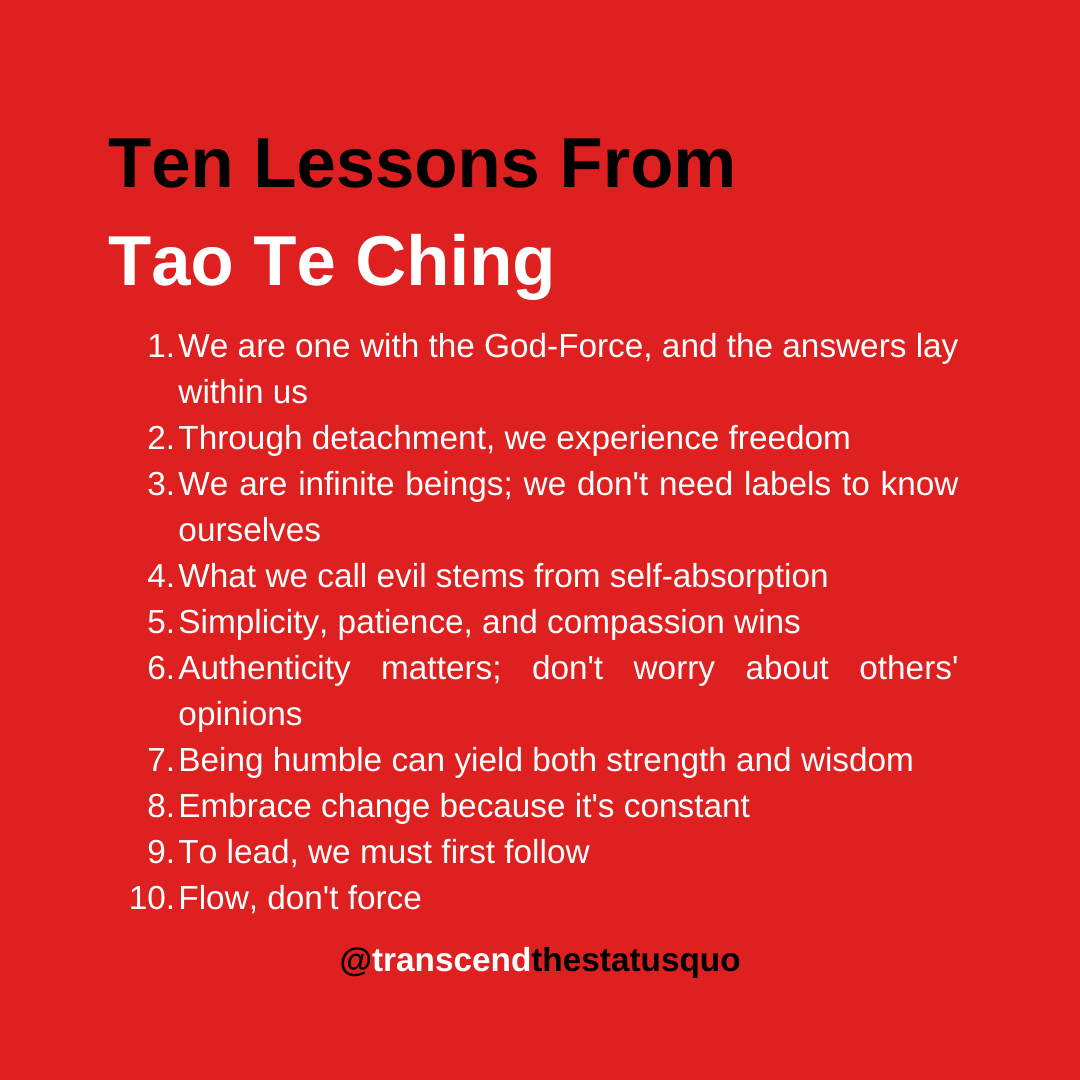 Tao Te Ching Lessons