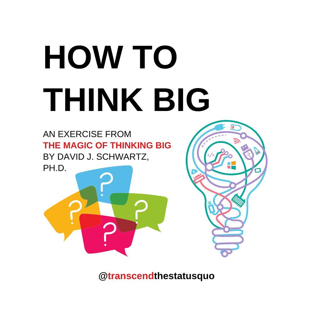 The Magic of Thinking Big